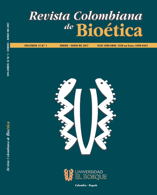 Revista Colombiana de Bioética 12(1)